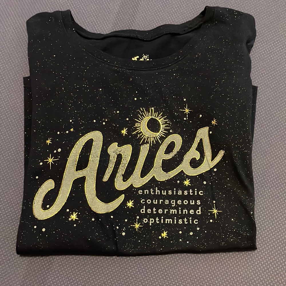 EUC Zodiac Aries kids tee